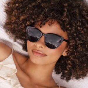 RACHEL ZOE Nina Sunglasses - Black